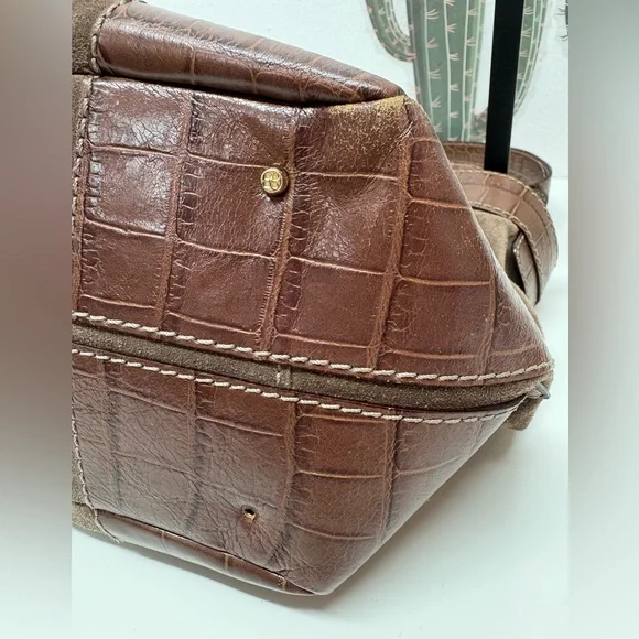 ♠️ Kate Spade ♠️ Brown Shoulder Bag with Suede and Leather - Picture 11 of 16